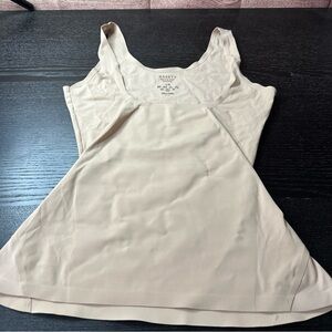 SPANX Assets Red Hot Label Clever Controllers Open Bust Tank Top Size Large